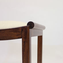 Load image into Gallery viewer, Art Deco stool in stained birch, 1930s