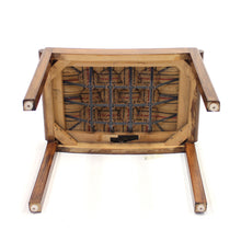 Load image into Gallery viewer, Art Deco stool in stained birch, 1930s
