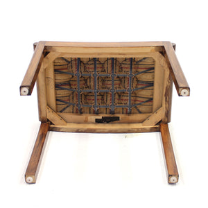 Art Deco stool in stained birch, 1930s