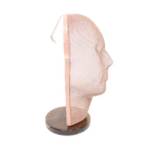 Load image into Gallery viewer, Rare life size display mannequin head in wire mesh by Åtvidabergs, 1950s