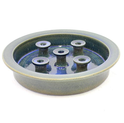 Margareta Hennix, rare large ceramic candleholder for Gustavsberg, 1970s