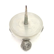 Load image into Gallery viewer, Pair of pewter Art Deco candle holders, C.G Hallberg, 1930s