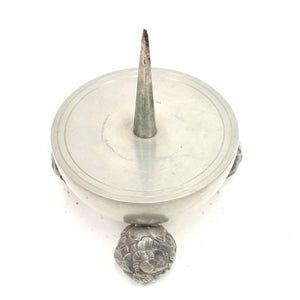 Pair of pewter Art Deco candle holders, C.G Hallberg, 1930s