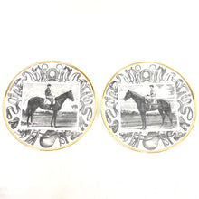 Load image into Gallery viewer, Pair of Fornasetti Grand Campioni plates, second half of 20th century