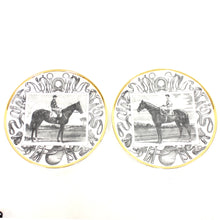 Load image into Gallery viewer, Pair of Fornasetti Grand Campioni plates, second half of 20th century