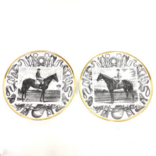 Load image into Gallery viewer, Pair of Fornasetti Grand Campioni plates, second half of 20th century