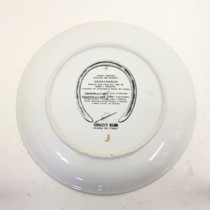 Pair of Fornasetti Grand Campioni plates, second half of 20th century