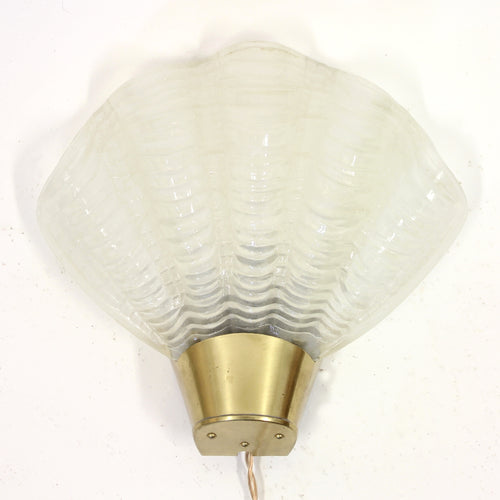ASEA, shell shaped wall light, 1950s