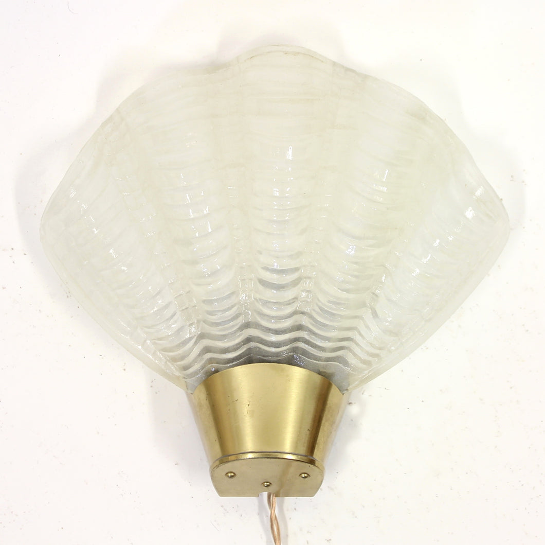 ASEA, shell shaped wall light, 1950s