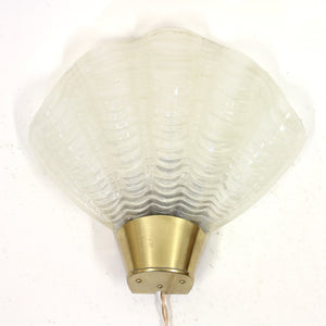 ASEA, shell shaped wall light, 1950s