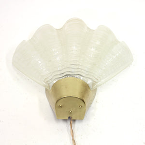 ASEA, shell shaped wall light, 1950s