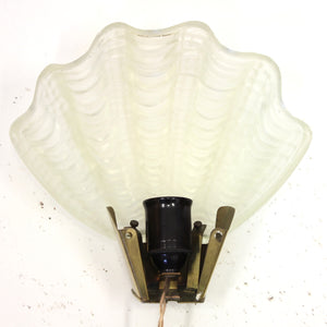 ASEA, shell shaped wall light, 1950s