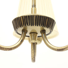 Load image into Gallery viewer, ASEA, 3-light brass ceiling lamp, attributed to Sonja Katzin, 1950s