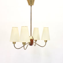 Load image into Gallery viewer, 4-light ceiling lamp, attributed to ASEA, 1950s