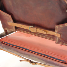 Load image into Gallery viewer, Kaare Klint, cognac leather safari chair for Ruud Rasmussen, 1960s