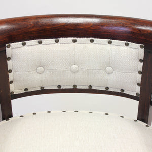 Pair of bentwood Fischel armchairs, in the style of Josef Hoffmann, early 20th century