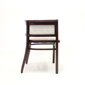 Pair of bentwood Fischel armchairs, in the style of Josef Hoffmann, early 20th century