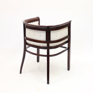 Pair of bentwood Fischel armchairs, in the style of Josef Hoffmann, early 20th century