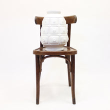 Load image into Gallery viewer, Rare white earthenware floor vase by Upsala-Ekeby, 1950s