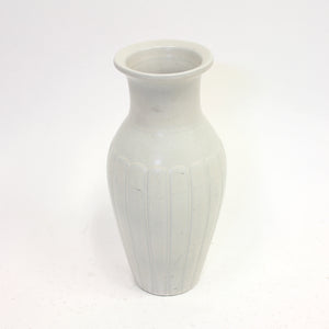 Gunnar Nylund, large white stoneware vase, Rörstrand, 1950s