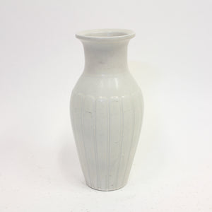 Gunnar Nylund, large white stoneware vase, Rörstrand, 1950s