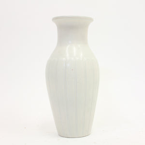 Gunnar Nylund, large white stoneware vase, Rörstrand, 1950s