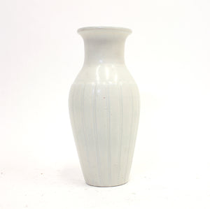 Gunnar Nylund, large white stoneware vase, Rörstrand, 1950s