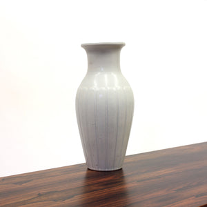 Gunnar Nylund, large white stoneware vase, Rörstrand, 1950s