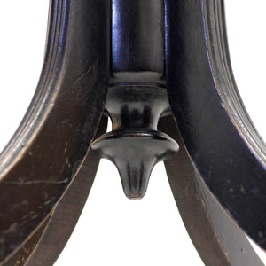 Ebonized Art Nouveau stool, early 20th century