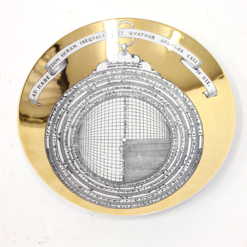 Fornasetti porcelain Astro Labio plate, late 20th century