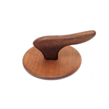 Load image into Gallery viewer, Swedish teak hand mirror, 1950s