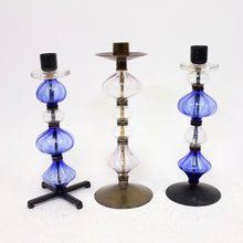 Load image into Gallery viewer, Erik Höglund, set of 3 large candle holders for Boda Smide, 1960s
