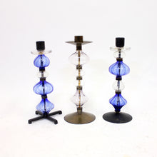 Load image into Gallery viewer, Erik Höglund, set of 3 large candle holders for Boda Smide, 1960s