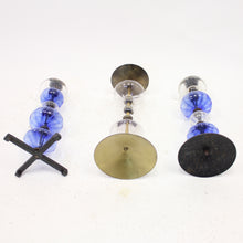 Load image into Gallery viewer, Erik Höglund, set of 3 large candle holders for Boda Smide, 1960s