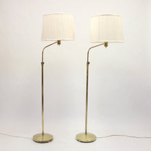 Load image into Gallery viewer, ASEA, pair of brass floor lamps attributed to Hans Bergström, 1950s