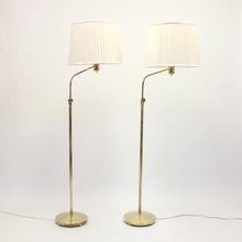 Load image into Gallery viewer, ASEA, pair of brass floor lamps attributed to Hans Bergström, 1950s