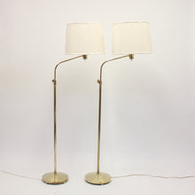 Load image into Gallery viewer, ASEA, pair of brass floor lamps attributed to Hans Bergström, 1950s