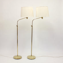 Load image into Gallery viewer, ASEA, pair of brass floor lamps attributed to Hans Bergström, 1950s