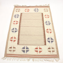 Load image into Gallery viewer, Swedish flat weave Röllakan carpet, 1960s