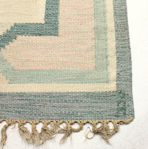 Johanna Ångström, swedish flat weave Röllakan carpet, 1950s