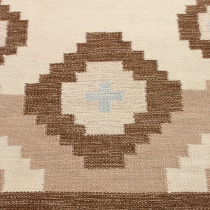 Swedish flat weave Röllakan carpet, 1950s