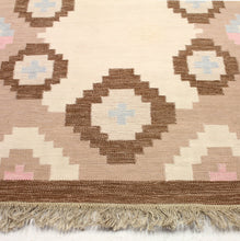 Load image into Gallery viewer, Swedish flat weave Röllakan carpet, 1950s