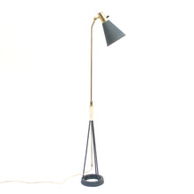 Load image into Gallery viewer, Swedish height adjustable mid-century floor lamp, 1950s