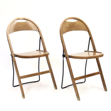 Load image into Gallery viewer, C.A Buffington, pair of Swedish folding chairs, Gemla, 1950s