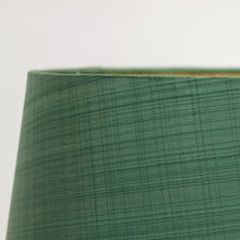 Load image into Gallery viewer, Green glass and teak table lamp by Bergboms, 1960s