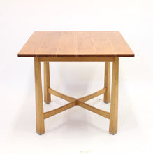 Load image into Gallery viewer, Swedish modern teak and birch table, mid 20th century