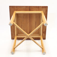 Load image into Gallery viewer, Swedish modern teak and birch table, mid 20th century