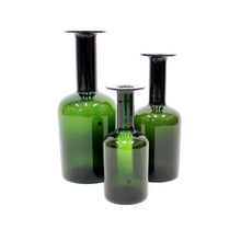 Load image into Gallery viewer, Otto Brauer, set of 3 large Danish Holmegaard vases, 1960s