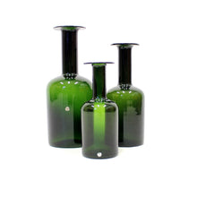 Load image into Gallery viewer, Otto Brauer, set of 3 large Danish Holmegaard vases, 1960s