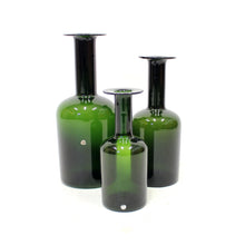 Load image into Gallery viewer, Otto Brauer, set of 3 large Danish Holmegaard vases, 1960s
